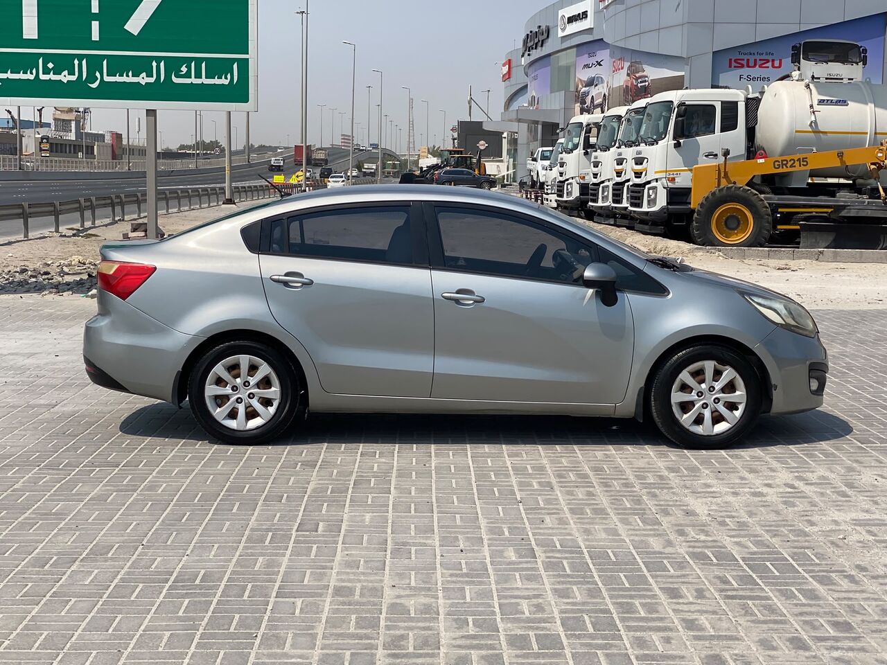 Manama, Vehicles, Cars & Trucks , BHD 1350,  Kia Rio,  2014,  Automatic,  221200 KM,    (Silver)