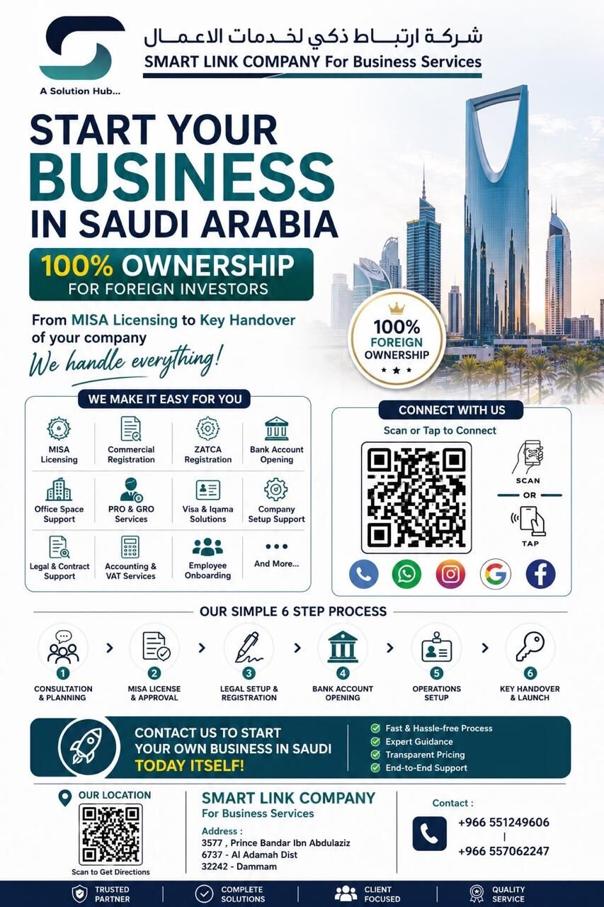 Dammam, Business, Planning To Start A Business In Saudi Arabia
