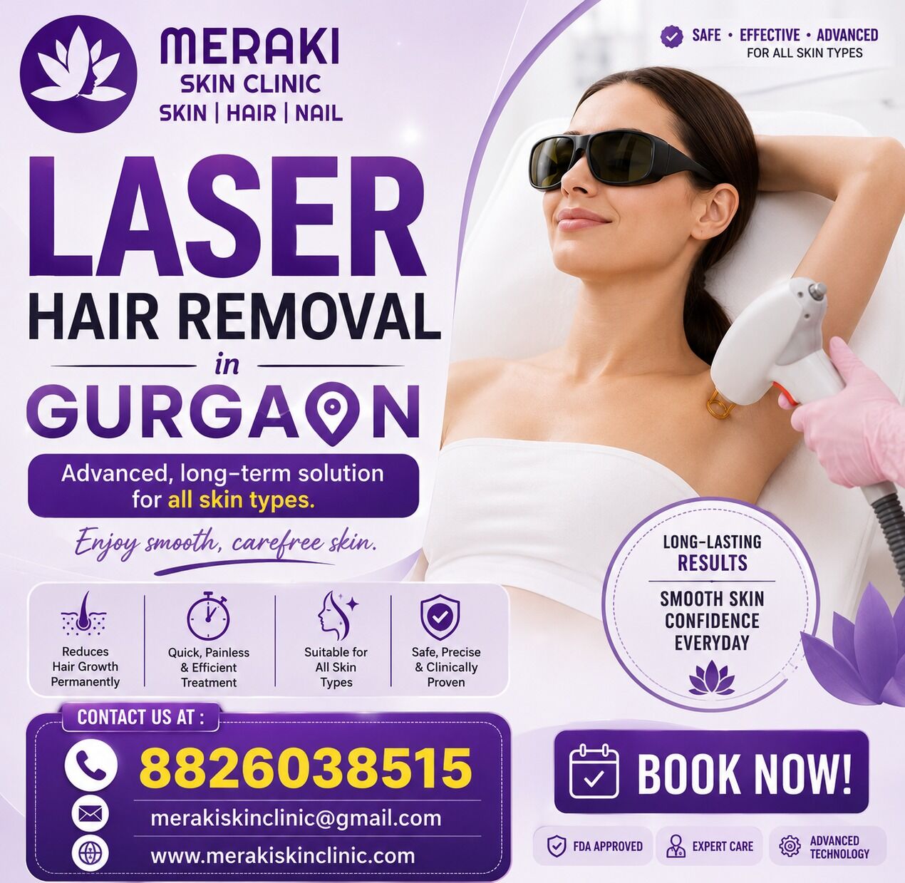 Gurgaon, Health, Laser Hair Removal In Gurgaon: A Safe And Effective Solution For Long-Term Hair Reduction