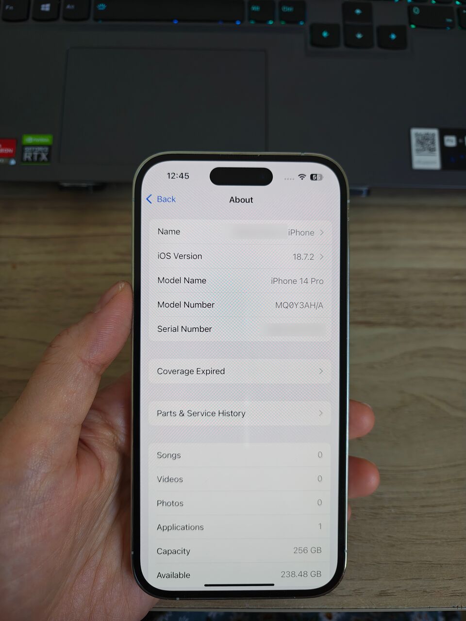 Dhahrat Laban, Electronics, SAR 1700,  For Sale: IPhone 14 Pro, Silver, 256GB