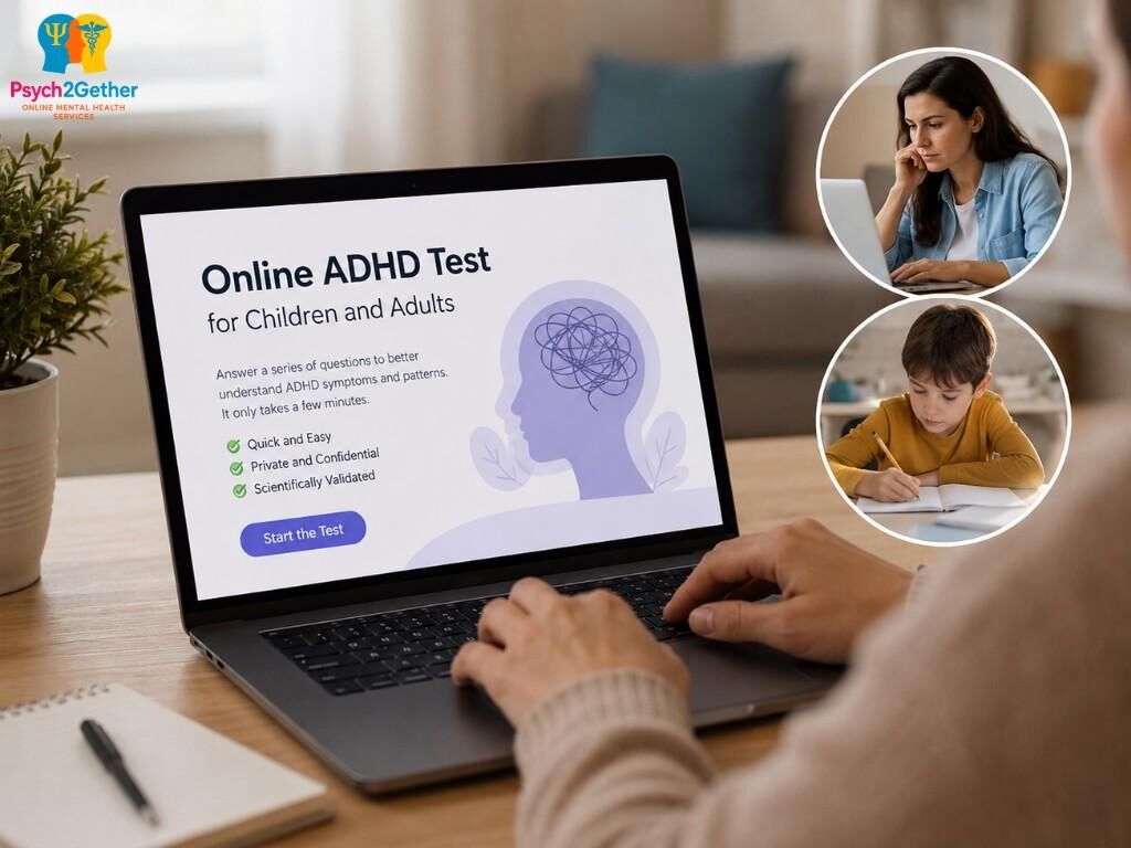 London, Health, Take An Online ADHD Test With Psych2gether