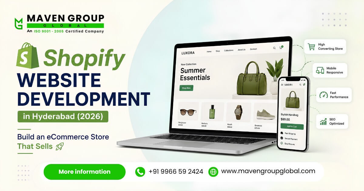 Hyderabad, Web Design & Development, Shopify Website Development In Hyderabad (2026) &mdash; Build An ECommerce Store That Sells