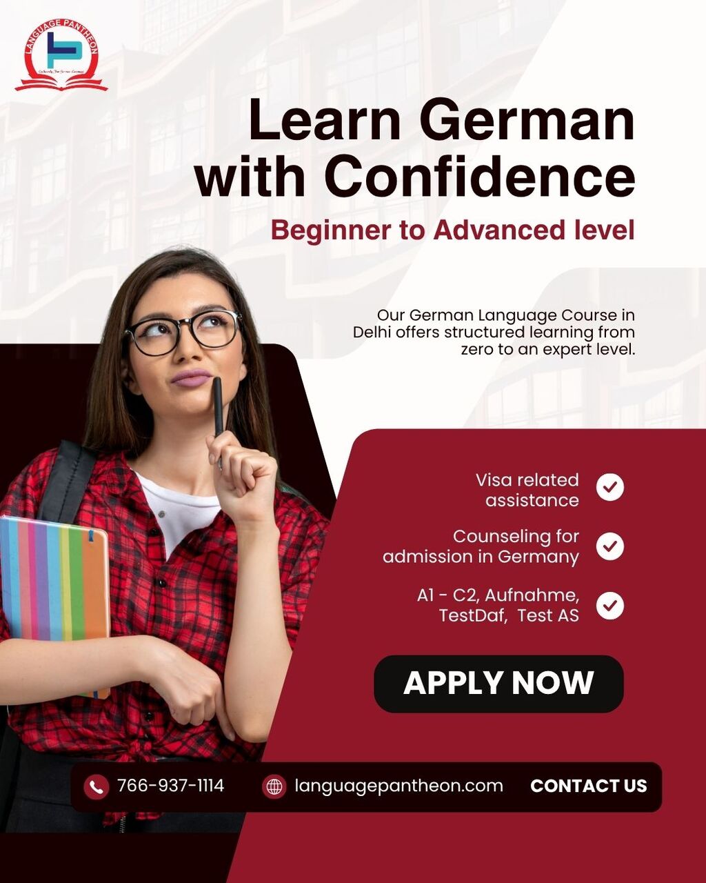 New Delhi, Lessons Offered, Learn A1 To C2 German Language In Delhi