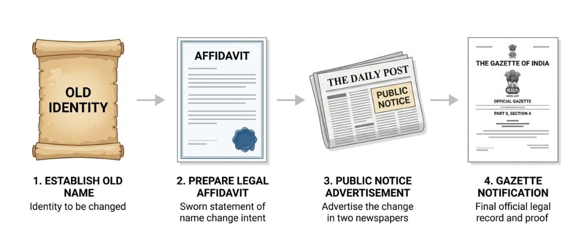 New Delhi, Legal, Official Gazette For Name Change Process Assistance Across India