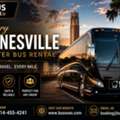Luxury Charter Bus Rental In Gainesville With Comfortable Modern Fleet