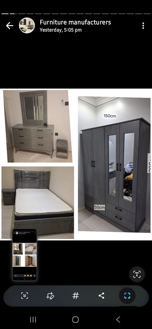 Al Malaz, Furniture, SAR 222,  New Bedroom Set Sale Online Home 🏡 Devlree