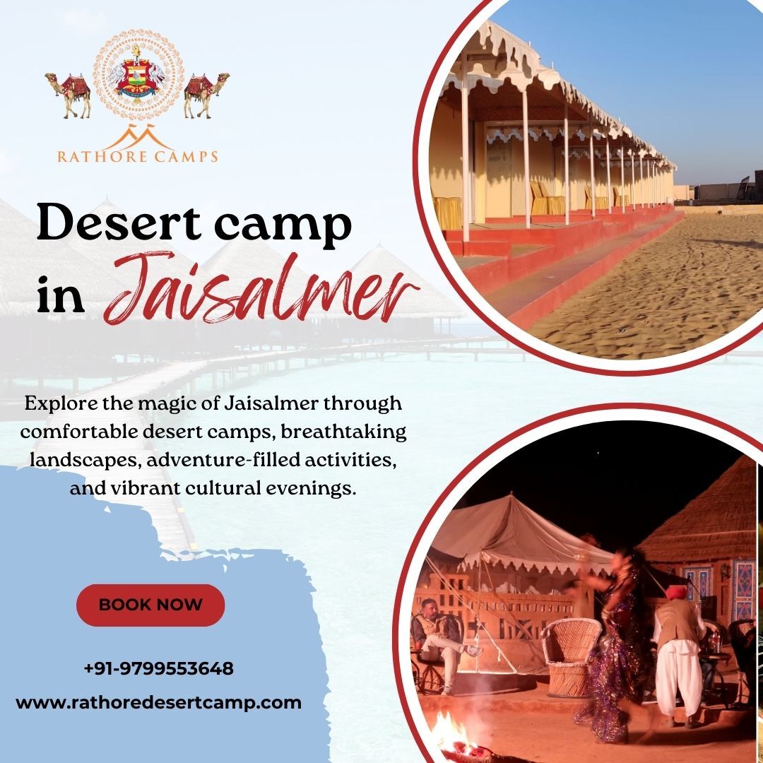 Mumbai, Travel, Desert Camp In Jaisalmer With Camel Safari, Jeep Safari And Cultural Night
