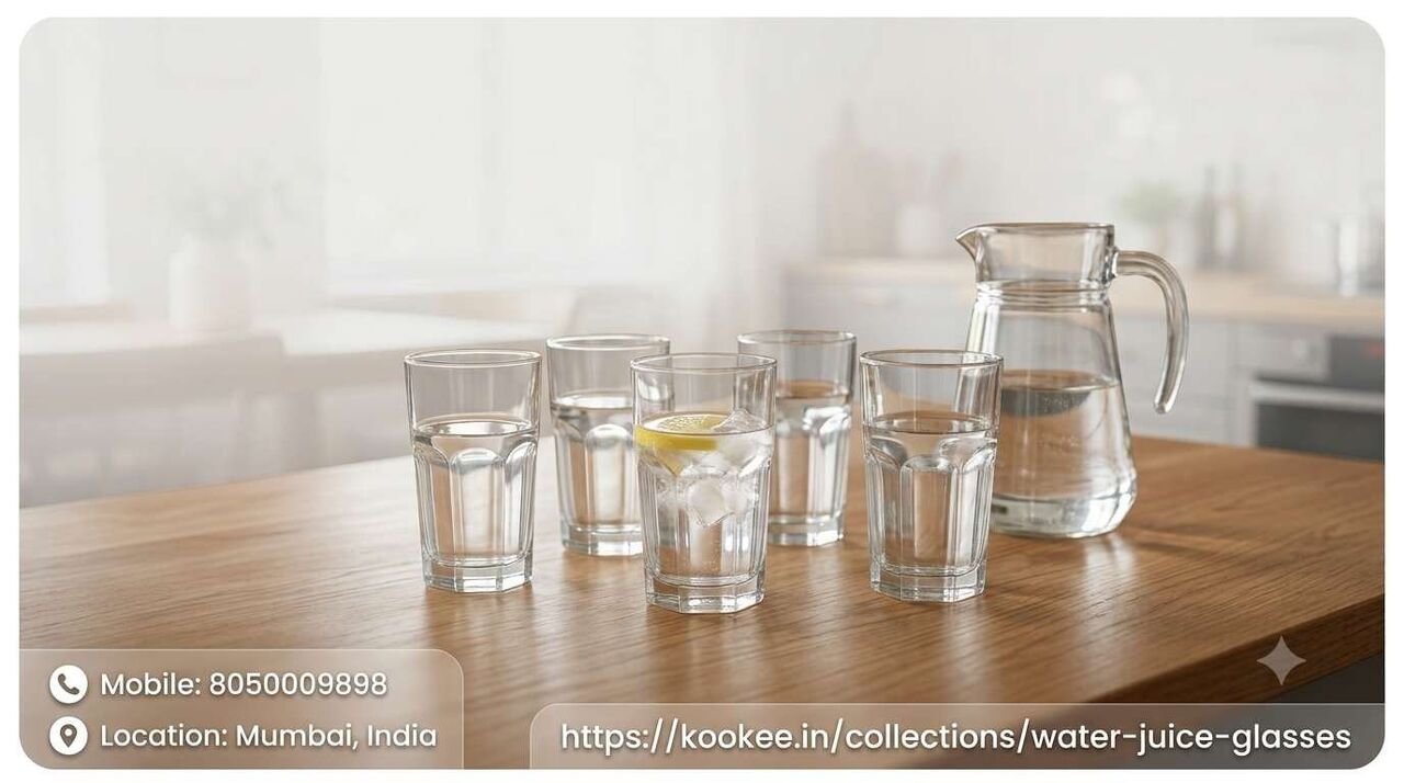 Mumbai, Household Items, INR 1435,  Serve In Style: Discover Elegant Water Glass Sets Today