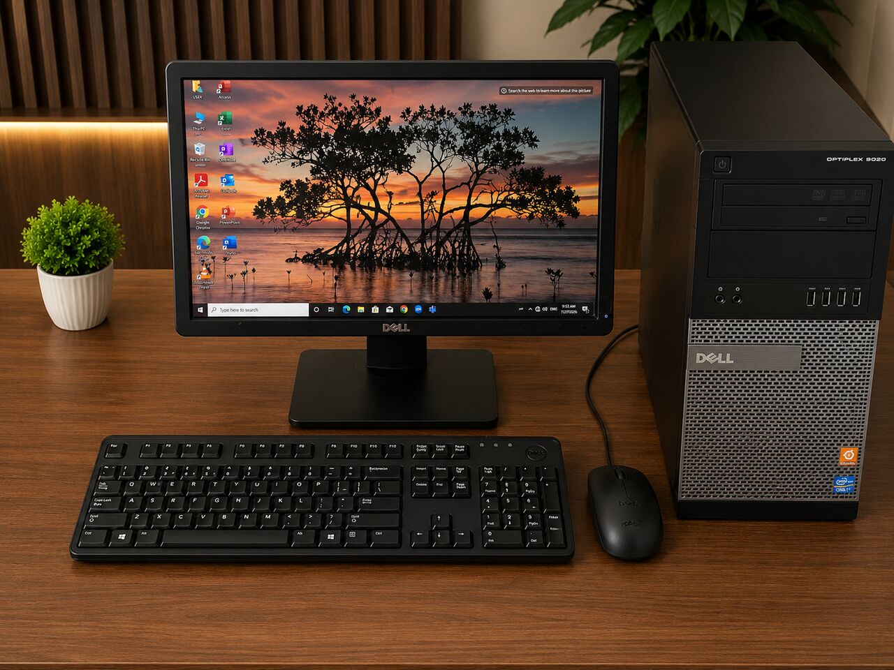 Riffa, Computers, BHD 57,  DELL OptiPlex Tower 8GB RAM 120GB SSD 19&rsquo;Inch Monitor 57.99 BD Only