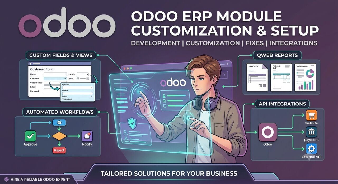 Riyadh, Jobs, Odoo ERP Setup & Customisation