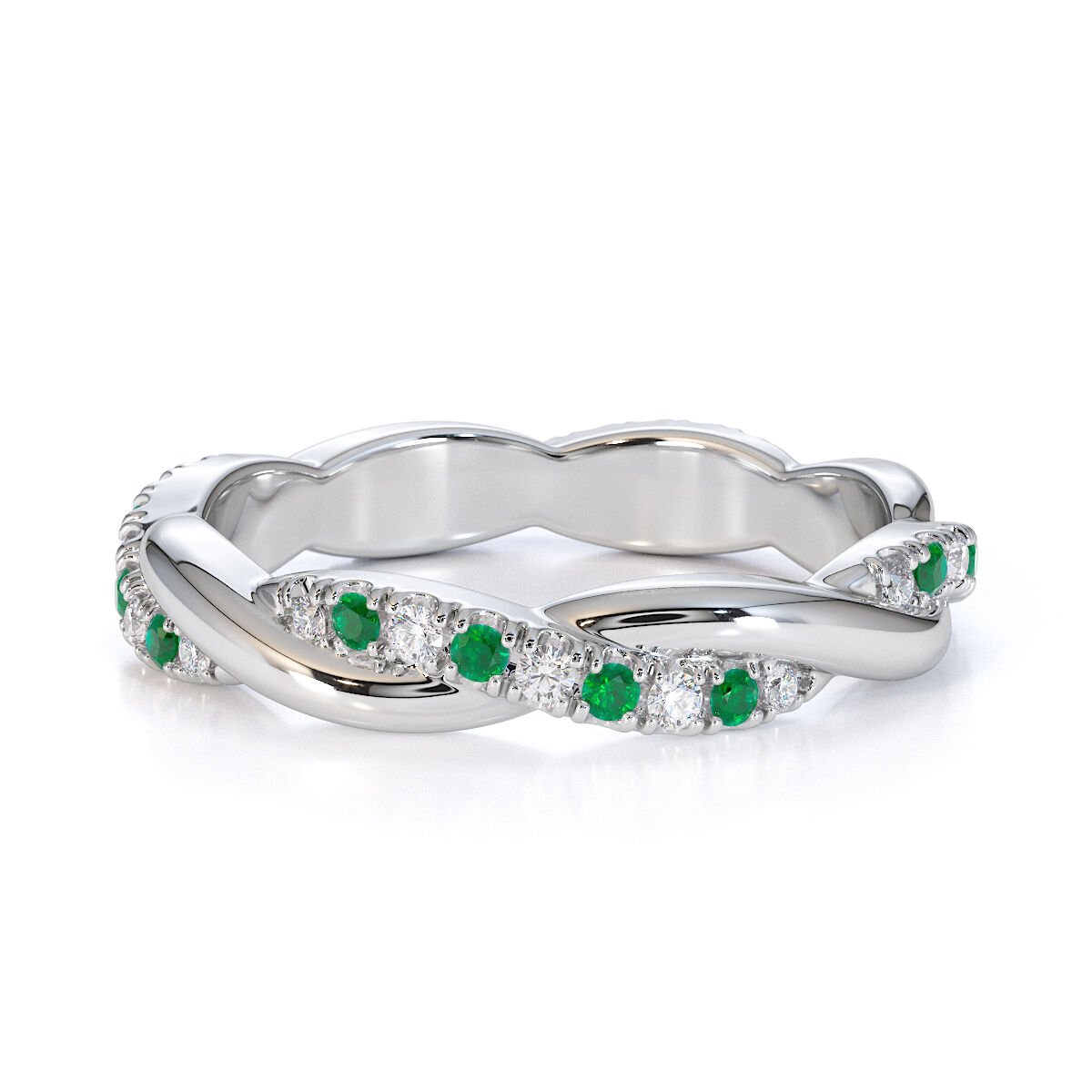 Mississauga, Jewelry, Emerald Diamond Eternity Ring