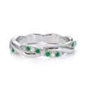 Emerald Diamond Eternity Ring