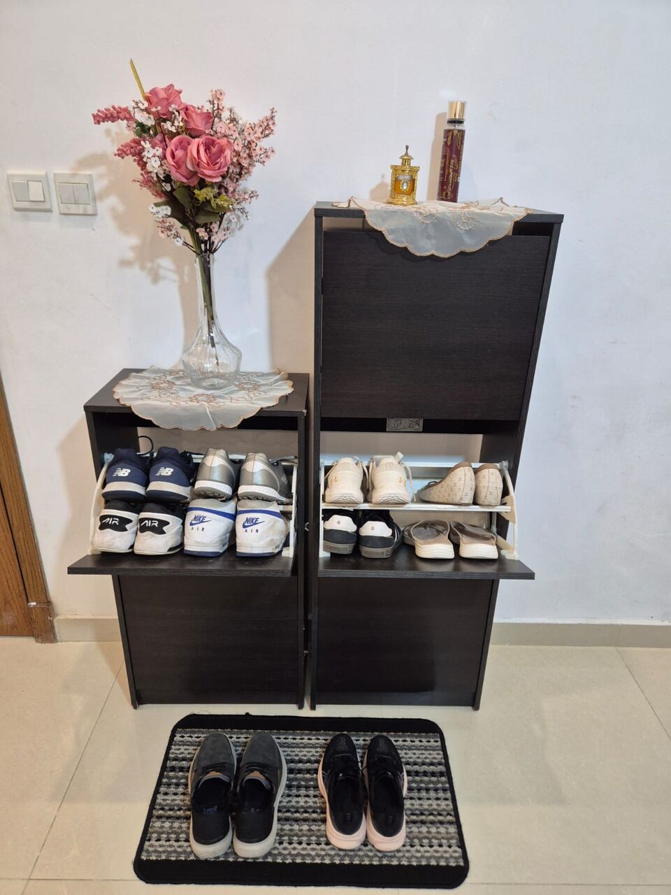 Jeddah, Furniture, SAR 150,  Urgent Sale- Modern Shoes Cabinet &ndash; Excellent Condition, Priced To Sell!