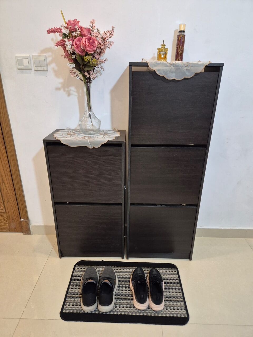 Jeddah, Furniture, SAR 150,  Urgent Sale- Modern Shoes Cabinet &ndash; Excellent Condition, Priced To Sell!