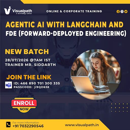 Hyderabad, Lessons Offered, Join Agentic AI With LangChain & FDE New Batch On July 28