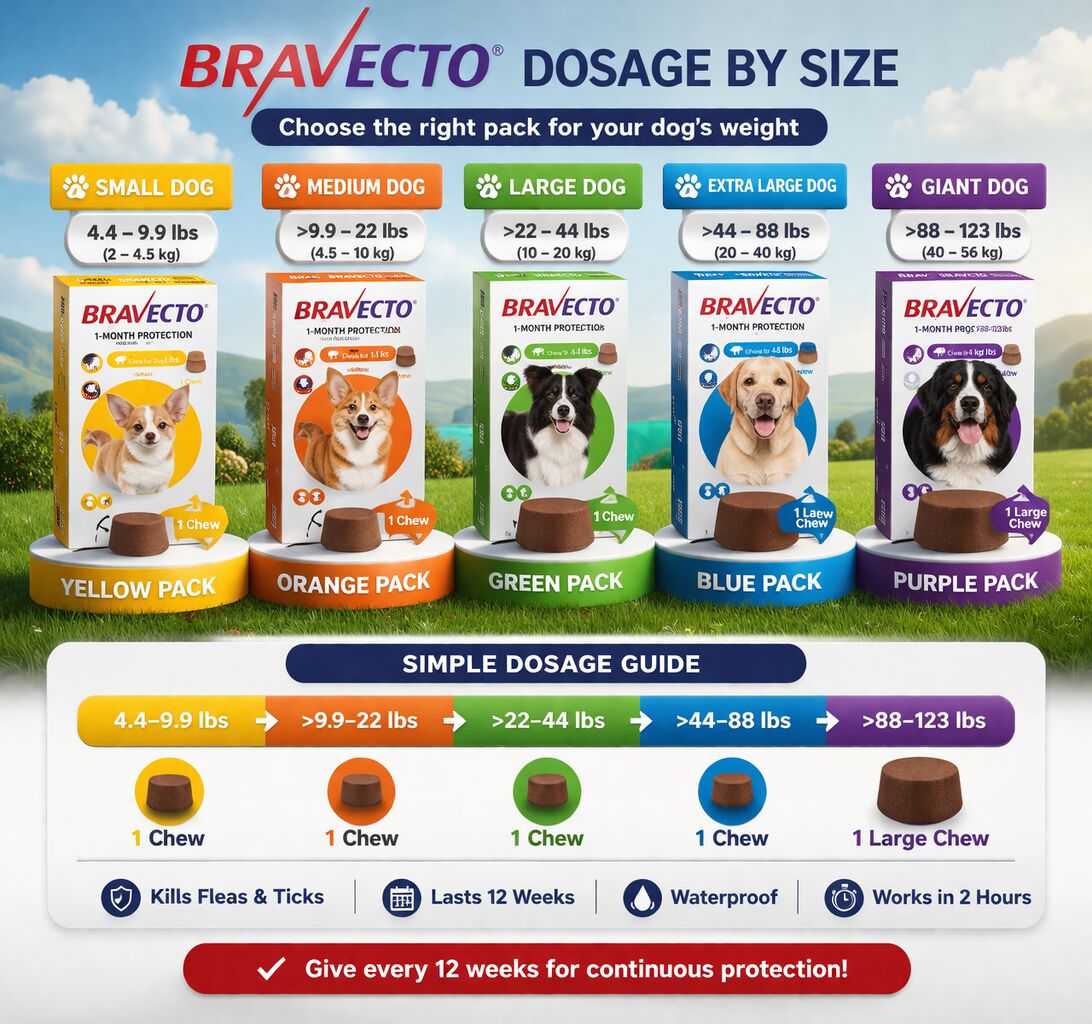 New York, Pet Supplies, USD 37,  Bravecto Chewable 30% OFF + FREE Doses | Free Shipping At PetCareClub