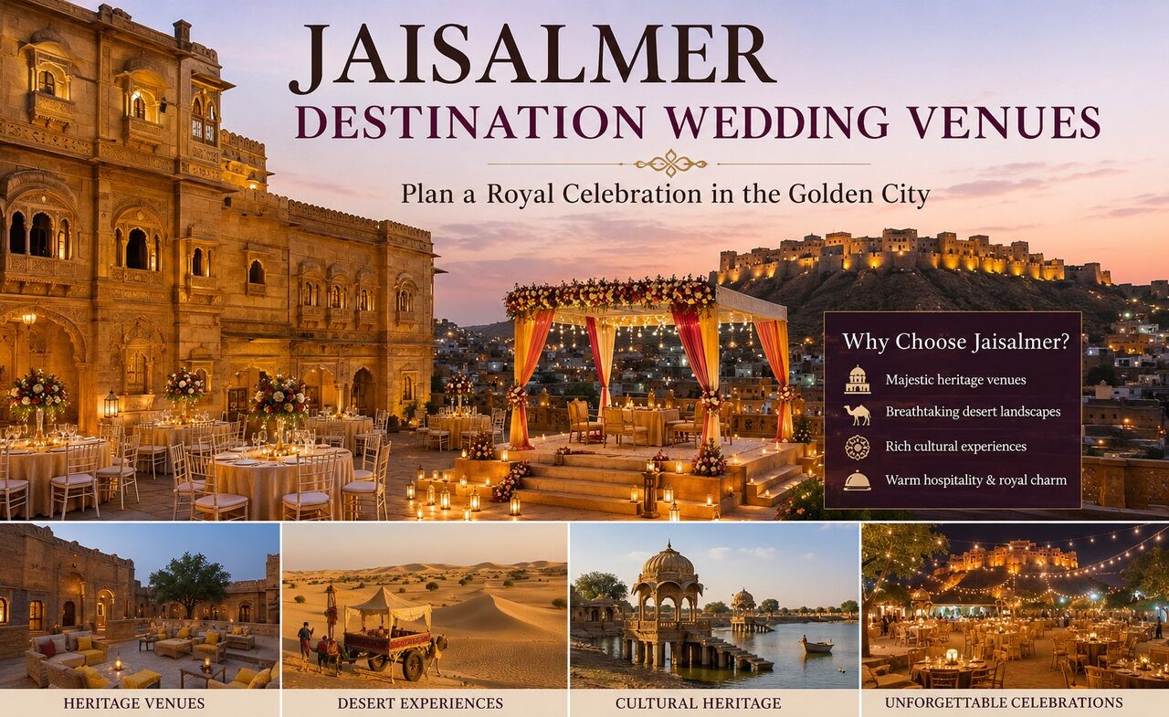 Jaipur, Event Planning, Jaisalmer Destination Wedding: Celebrate Your Special Day Amid Rajasthan