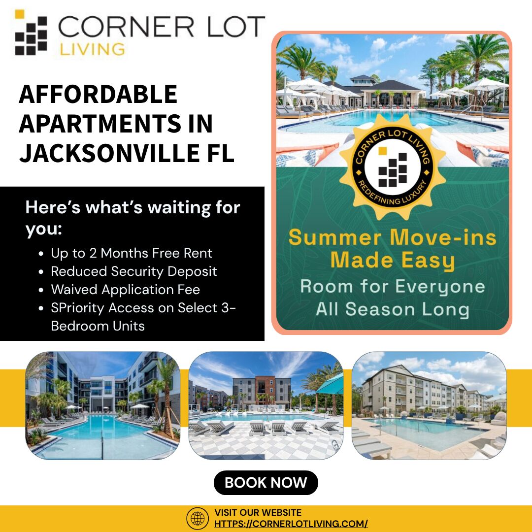 New York, Apartments, Flats, Houses & Villas, Furnished,  3 BR,  Choose Corner Lot Living For Affordable Apartments In Jacksonville FL