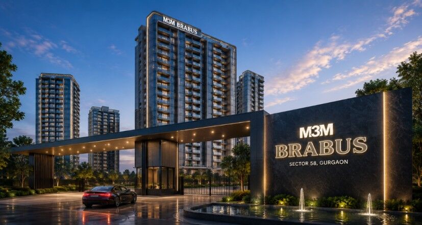 Gurgaon, Apartments, Flats, Houses & Villas, 5500 Sq. Feet,  M3M Brabus Sector 58 Gurgaon &ndash; Premium Branded Homes With Excellent Connectivity