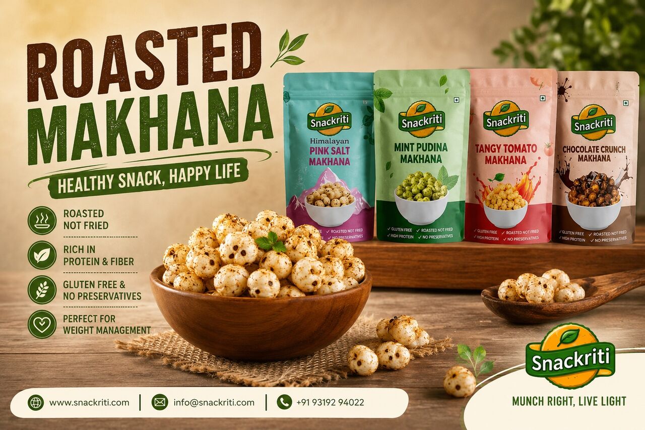 Mumbai, Food, INR 100,  Gluten Free Roasted Makhana Healthy Snack Option