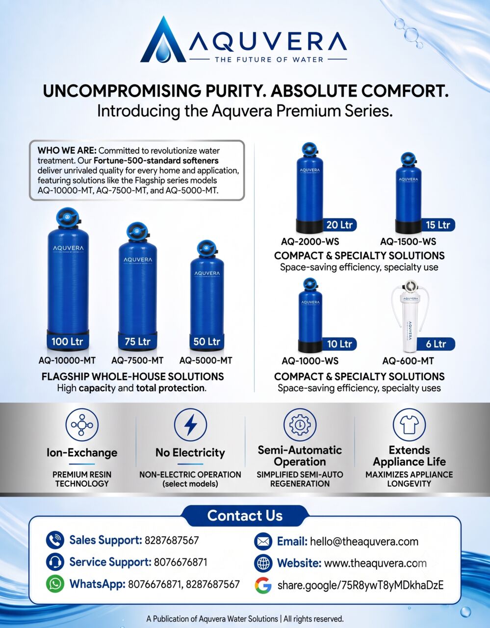 Gurgaon, Household Items, INR 12500,  Best Water Softener In Gurgaon | Stop Hard Water Damage | Aquvera
