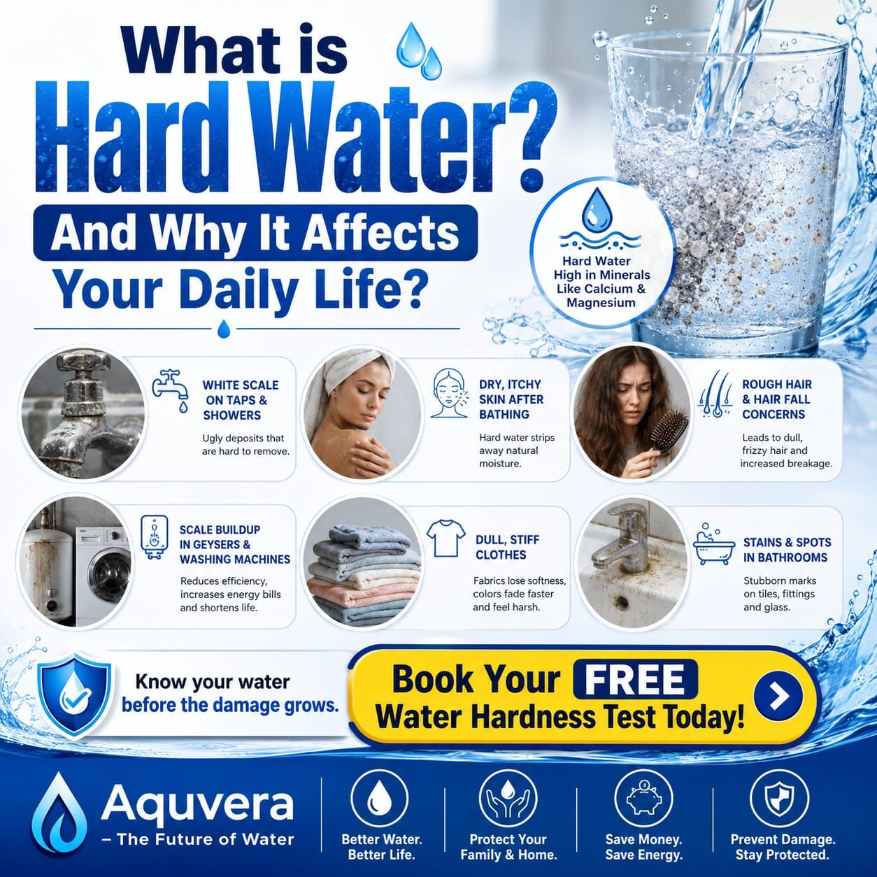 Gurgaon, Household Items, INR 12500,  Best Water Softener In Gurgaon | Stop Hard Water Damage | Aquvera
