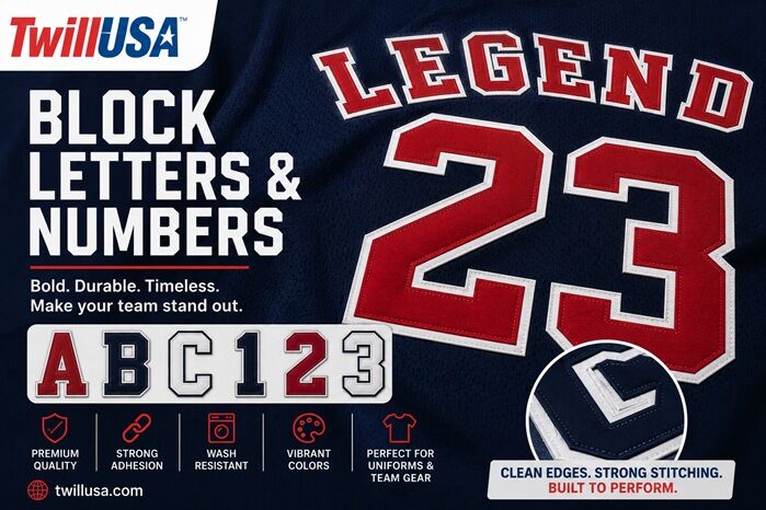 New York, Business, Premium Block Letters And Numbers For Sports Uniforms And Custom Apparel