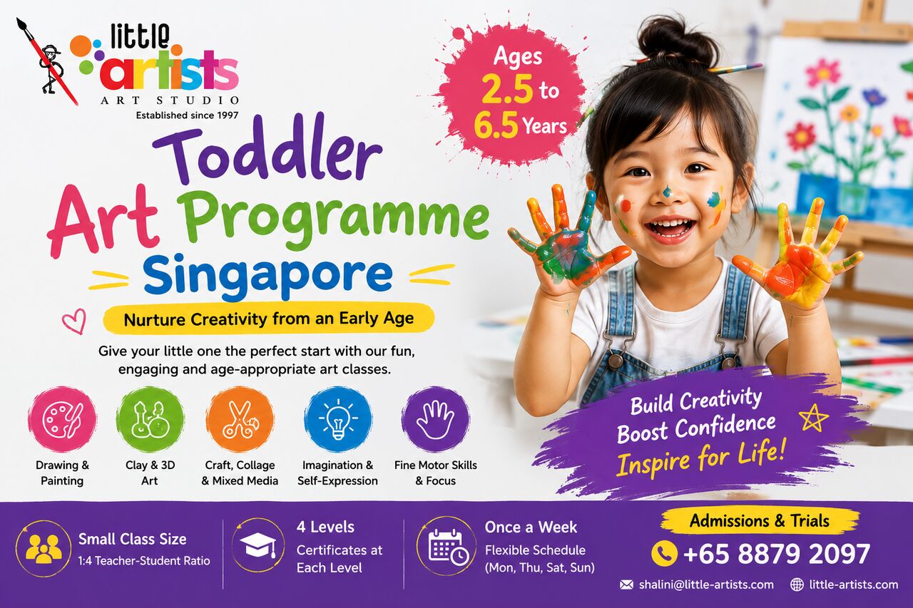 Singapore, Creative, Toddler Art Programme Singapore | Nurture Creativity From An Early Age