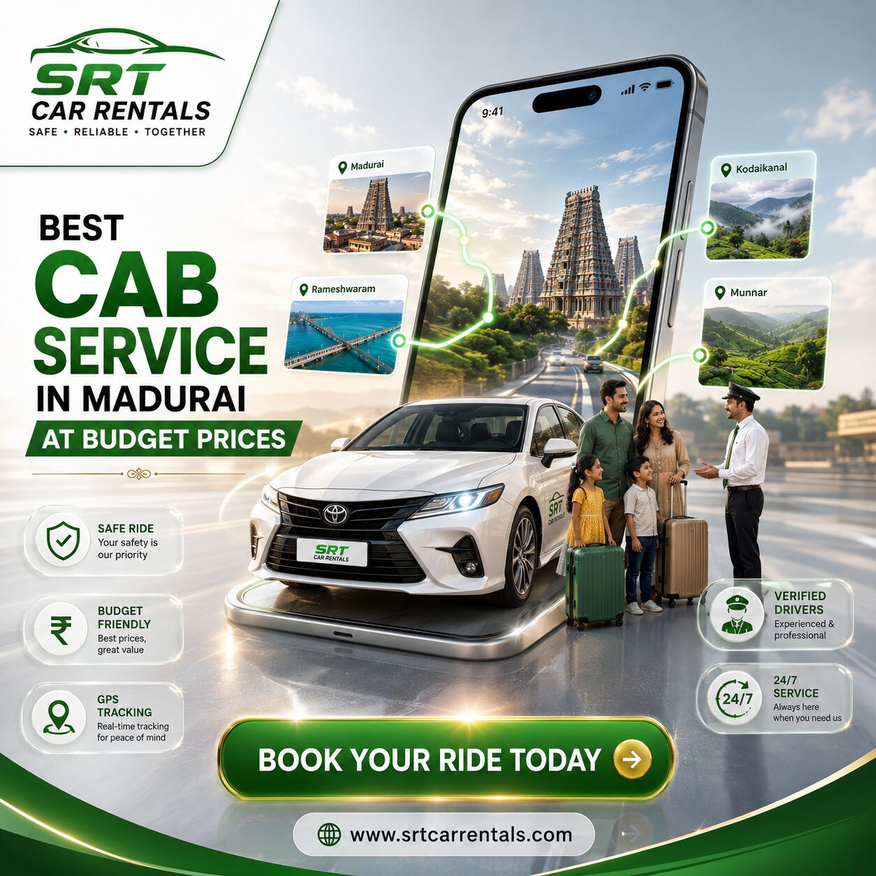 Madurai, Travel, Finding The Best Cab Service In Madurai For Local Travel