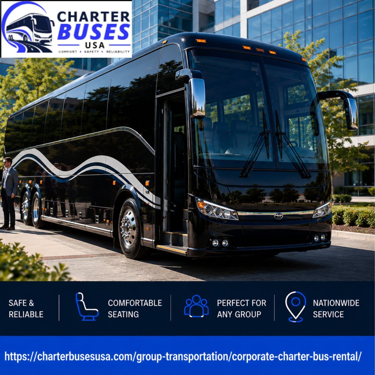 New York, Travel, Business Charter Bus Rental &ndash; Comfortable Travel For Corporate Groups