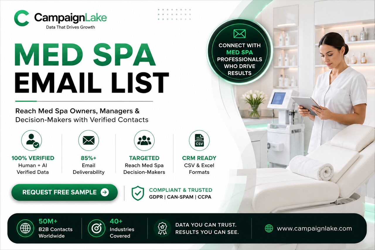 Los Angeles, Business, Med Spa Email List &ndash; Reach Verified Med Spa Owners
