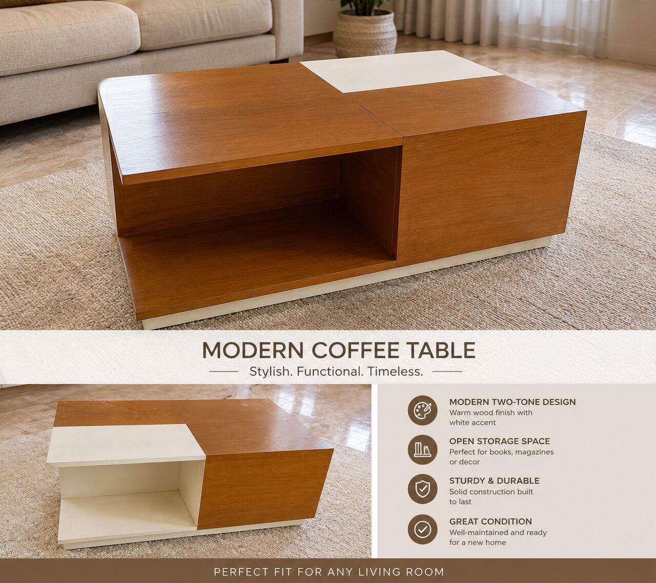 Manama, Furniture, BHD 66,  Coffee Table For Sale