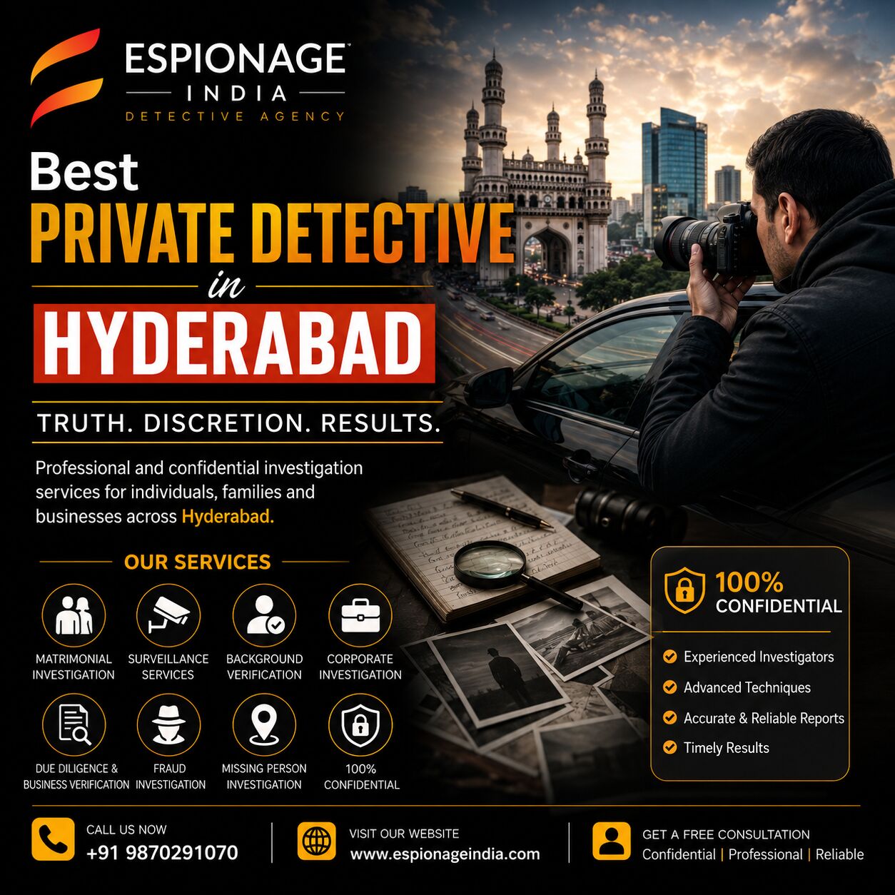 Hyderabad, Legal, Best Private Detective In Hyderabad &ndash; Confidential Investigation Services