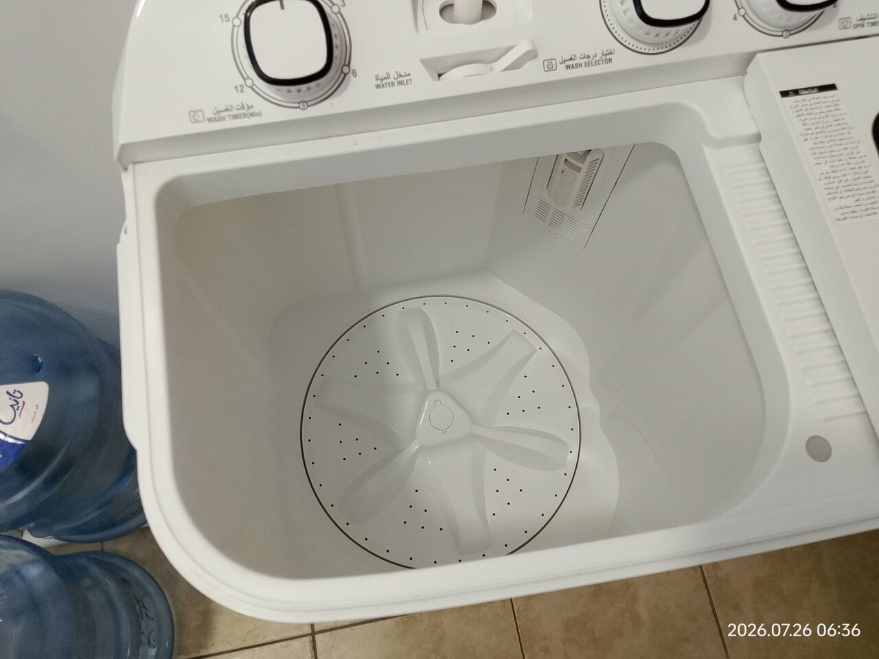 Khobar, Appliances, SAR 300,  Washing Machine For Sale - Top-Load Semi-Automatic (Twin Tub)