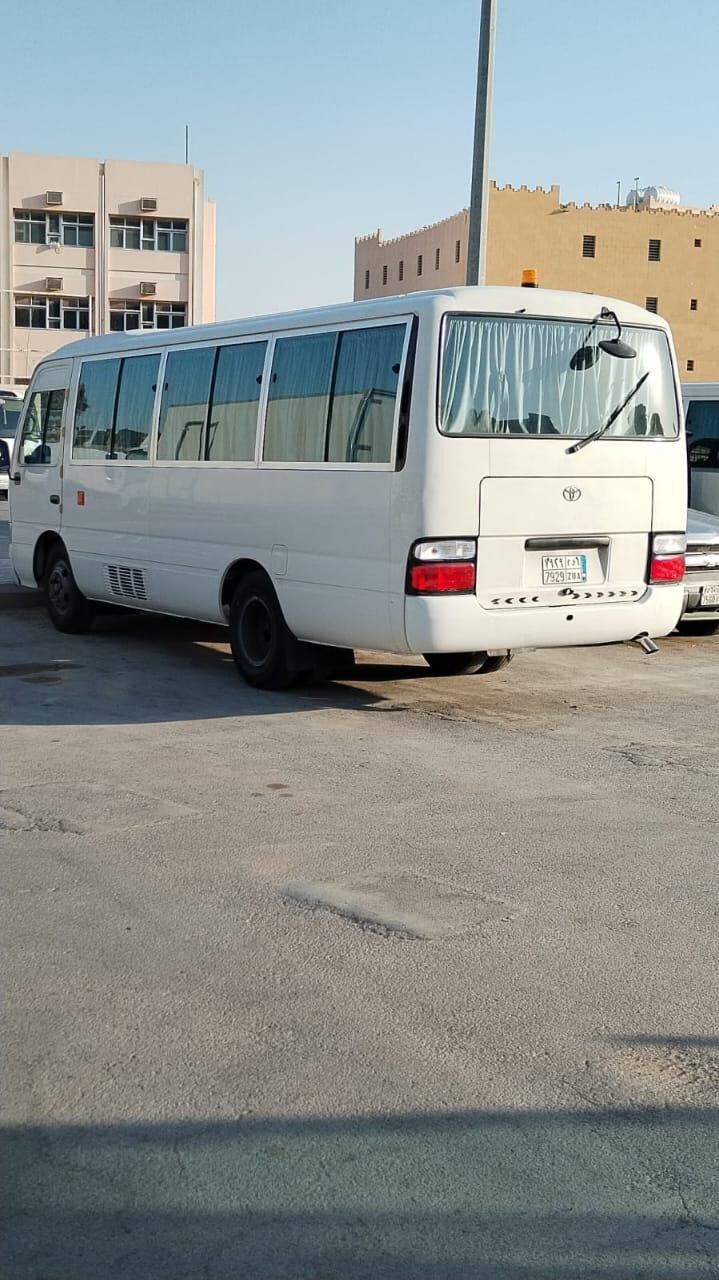 Riyadh, Equipment Rental, I Have 2 Toyota Diesel Coaster Bus With Driver For Rent