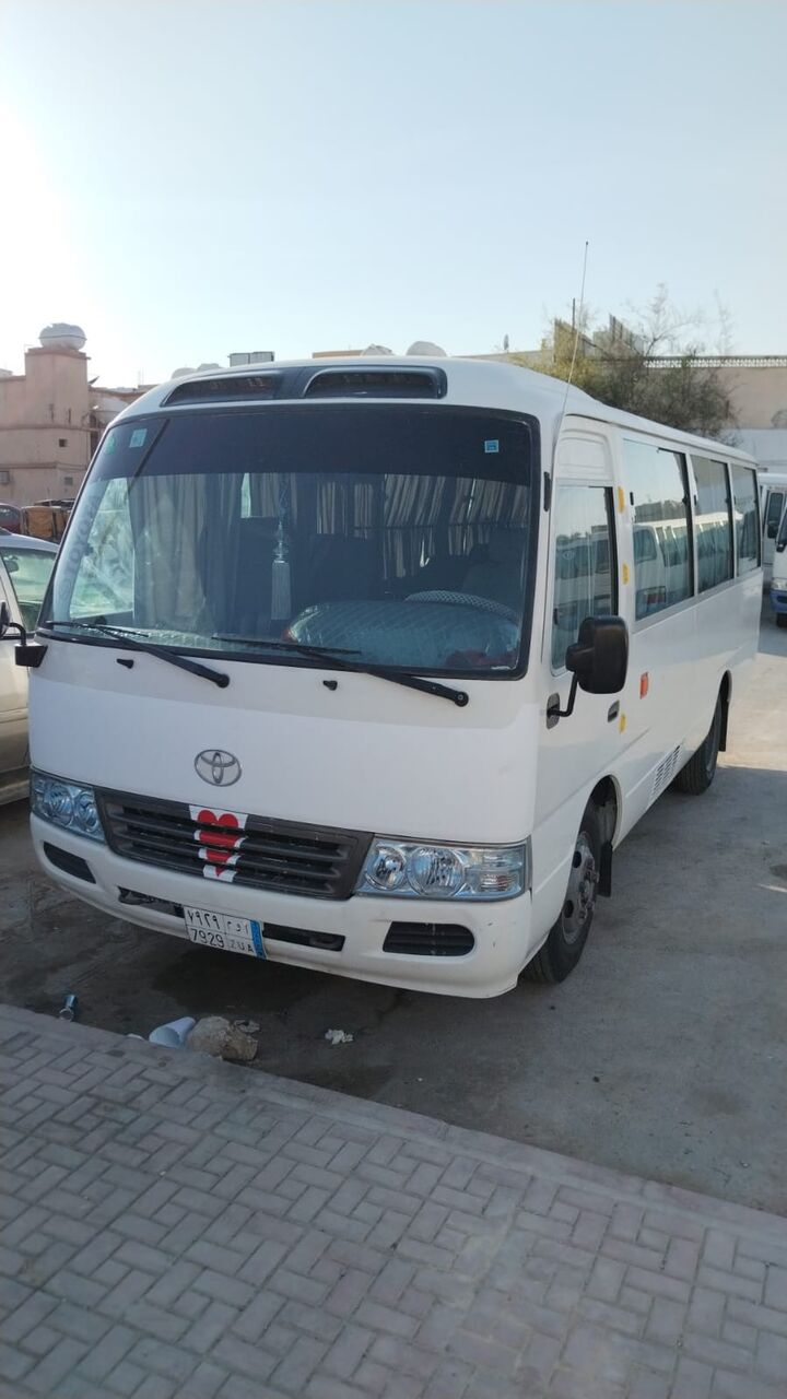 Riyadh, Equipment Rental, I Have 2 Toyota Diesel Coaster Bus With Driver For Rent
