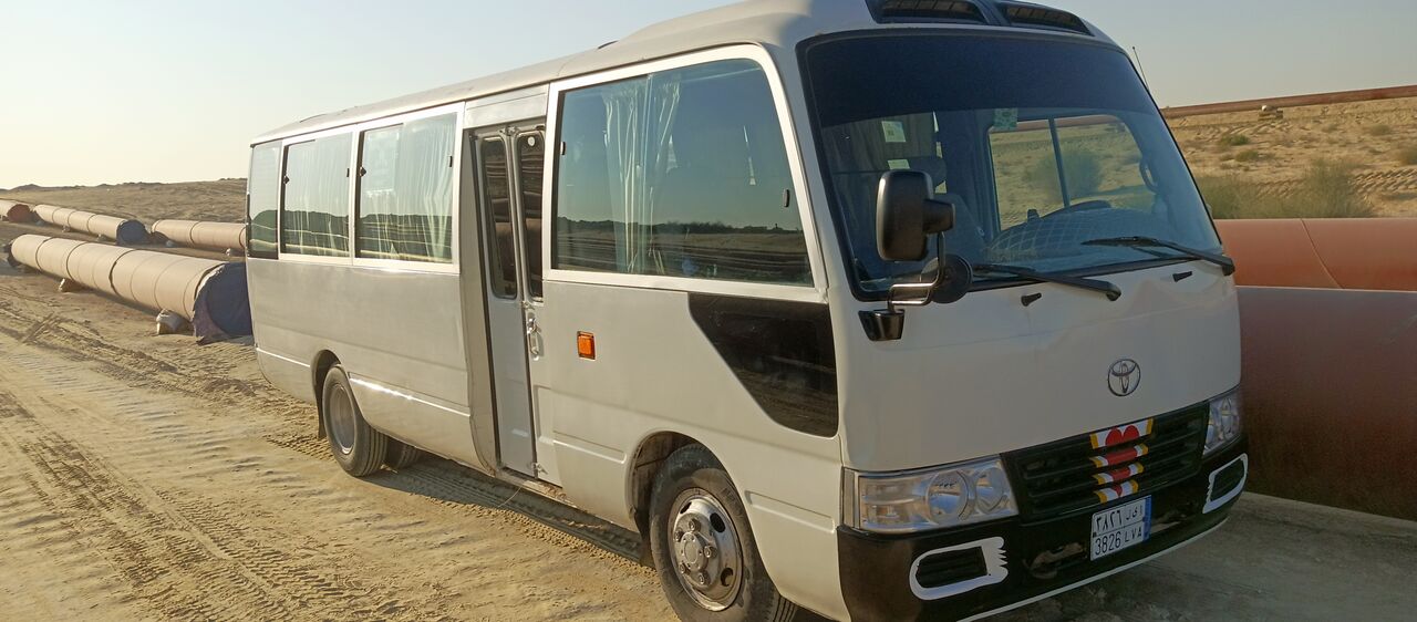 Riyadh, Equipment Rental, I Have 2 Toyota Diesel Coaster Bus With Driver For Rent
