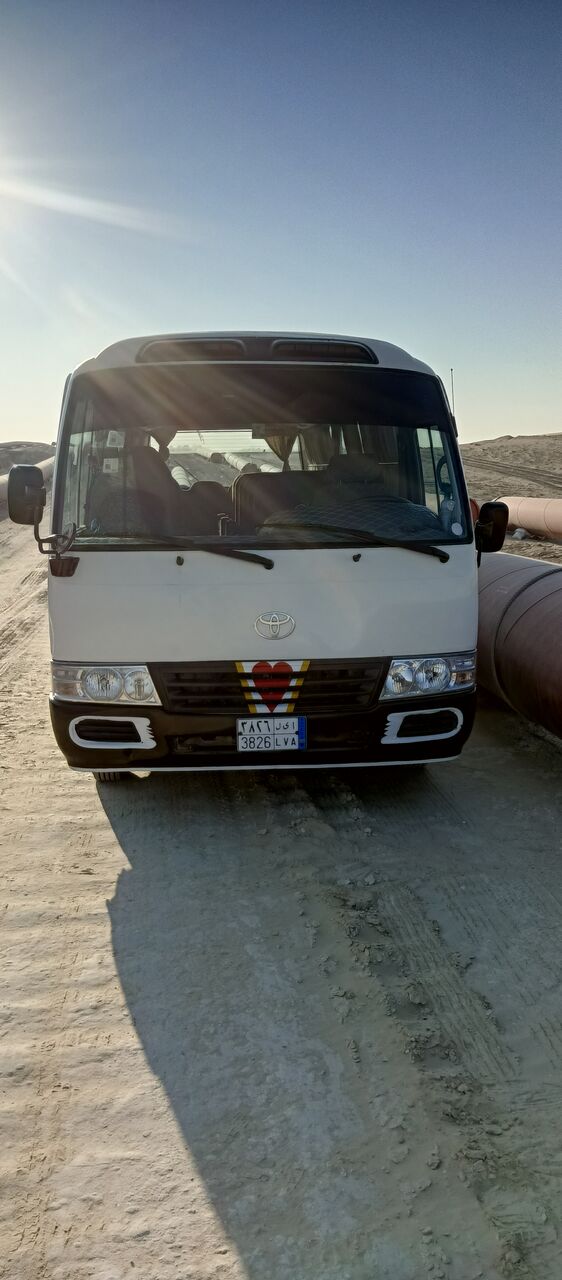 Riyadh, Equipment Rental, I Have 2 Toyota Diesel Coaster Bus With Driver For Rent