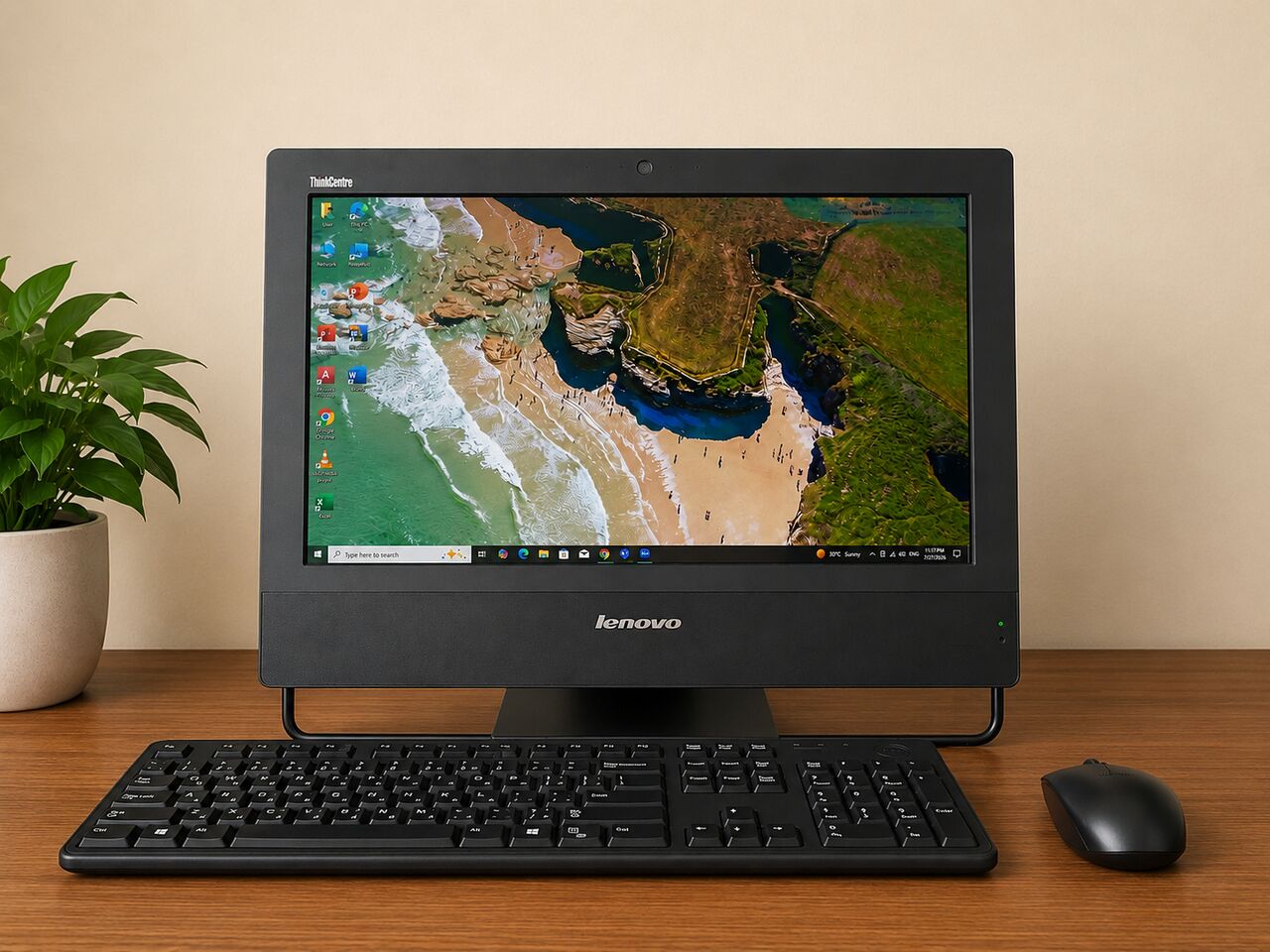 Riffa, Computers, BHD 63,  Lenovo ALL-IN-ONE Computer Core I7 4GB RAM 256GB SSD 63.00BD Only