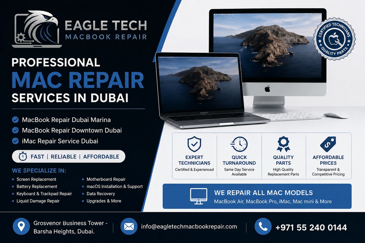 Dubai Marina, Computer, Professional MacBook Repair Dubai Marina | IMac Repair Service Dubai