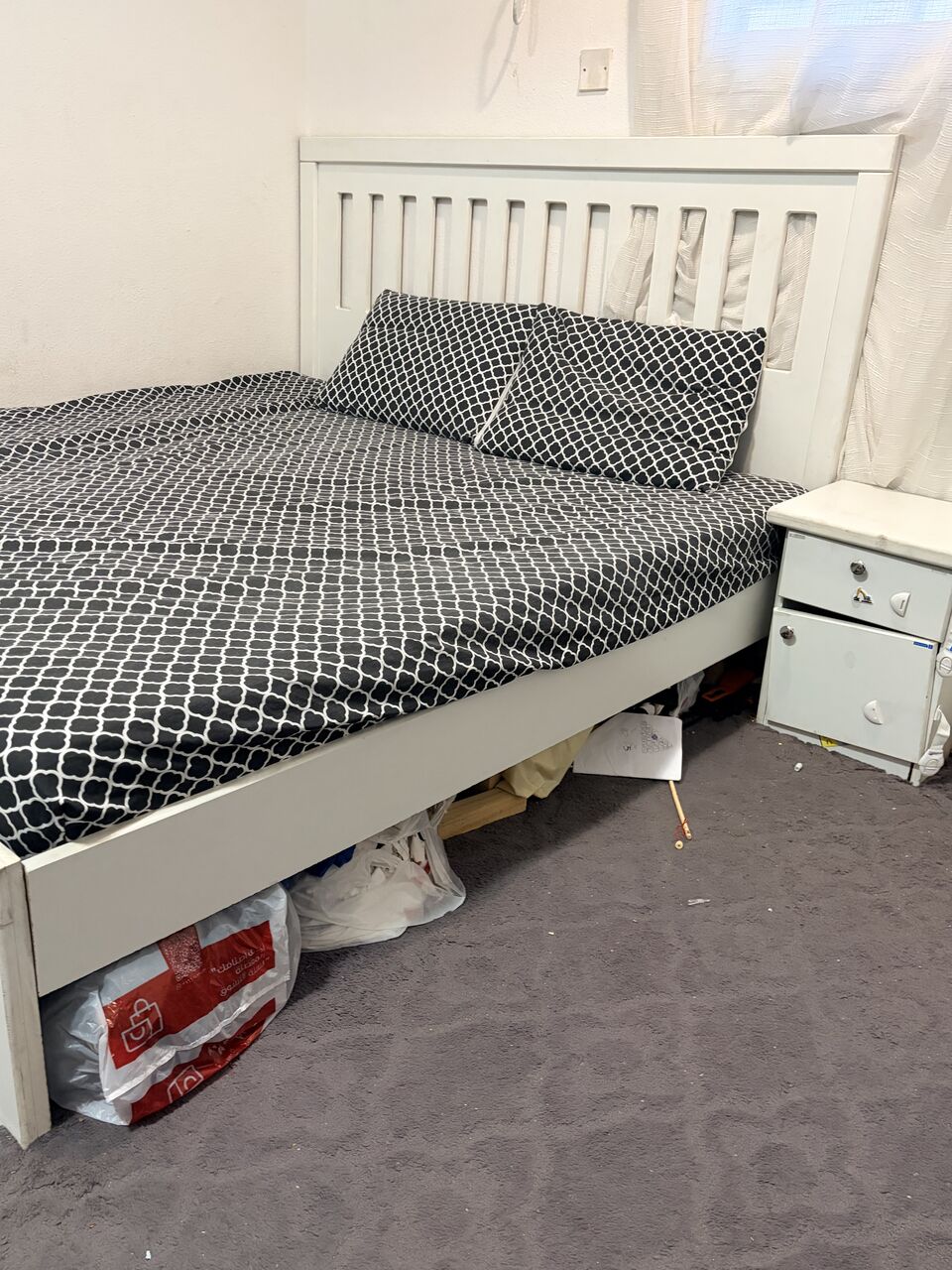 Riyadh, Furniture, SAR 700,  Double Bed With Mattress