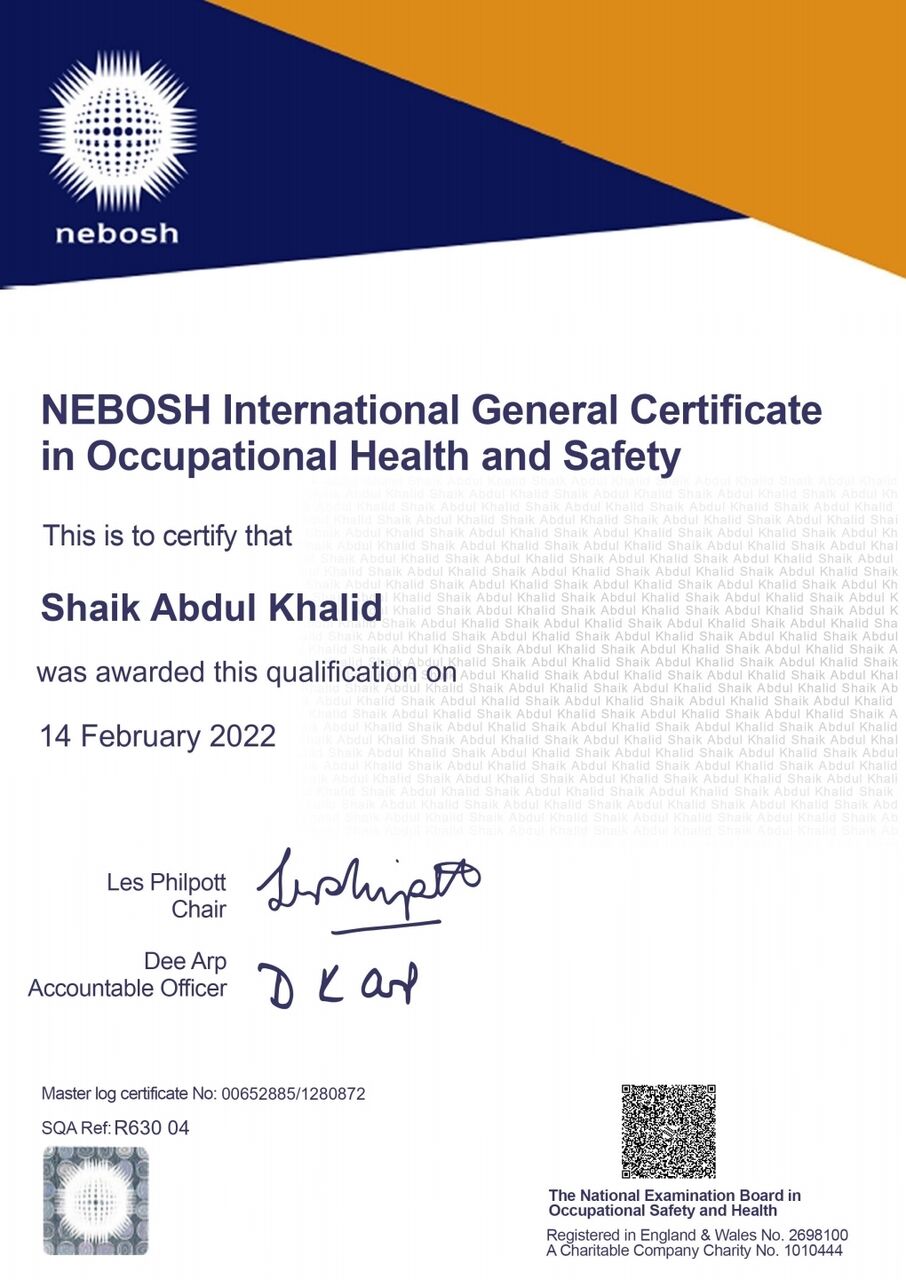 Riyadh, Job Seekers, Looking For A Job Opportunity - HSE - Safety Officer