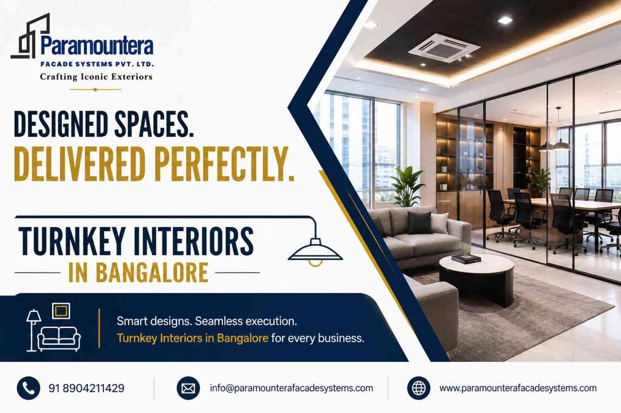 Bangalore, Construction, Turnkey Interiors In Bangalore