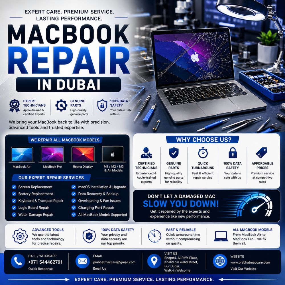 Dubai, Appliance Repair, Professional MacBook Repair In Dubai With Trusted Apple Device Technicians