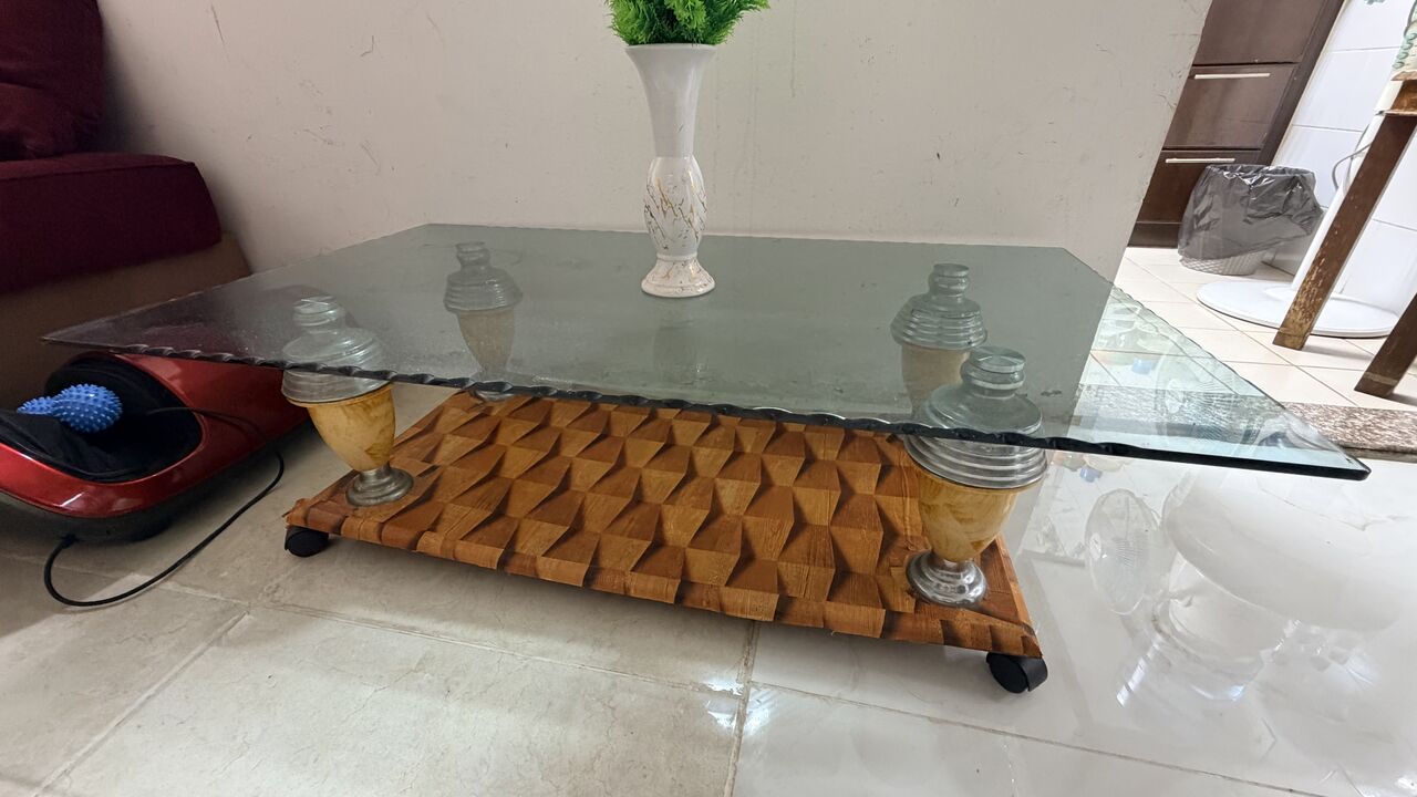 Jubail, Household Items, SAR 75,  I Would Like To Sell Glass Table (Coffee Table)