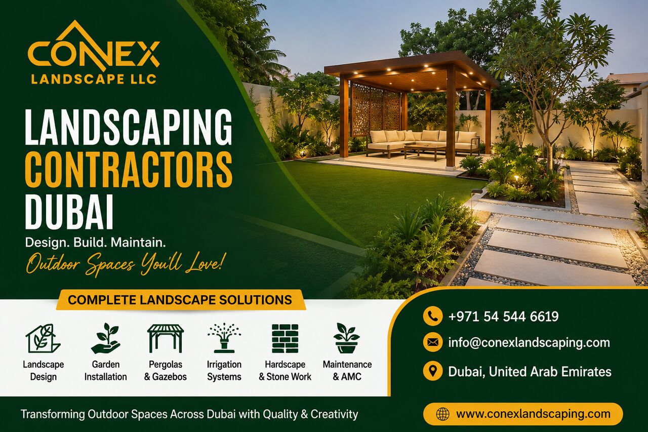 Dubai, Real Estate, Professional Landscaping Contractors Dubai For Villas, Gardens & Outdoor Spaces