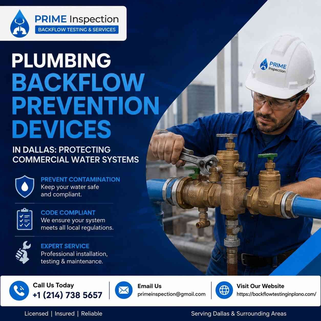 Dallas, Business, Commercial Backflow Prevention Device Services In Dallas, TX
