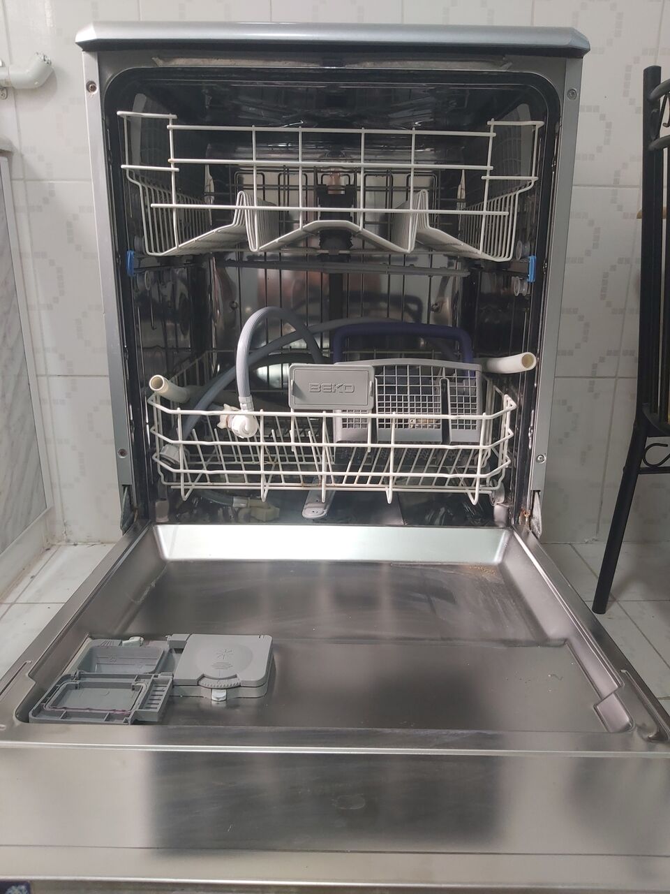 Dammam, Electrical & Plumbing, SAR 400,  Dishwasher Beko Brand  220 V  Five Programs + Metal Base Equipped With Wheels + Wate