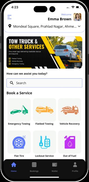 London, Mobile Apps, Tow Truck App Development | White Label Towing Solution