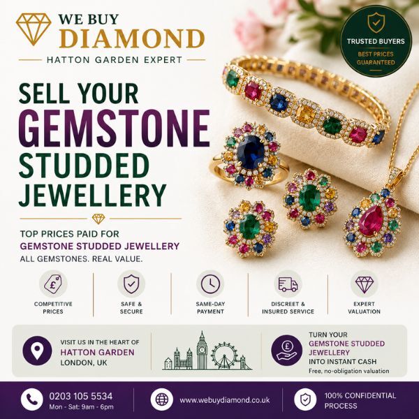 London, Items Wanted, Sell Your Gemstones & Semi-Precious Stones - Trusted UK Buyers 💎